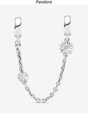 Pandora Flower Safety Chain Charm